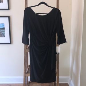 NWT Alex Evenings Black Dress.